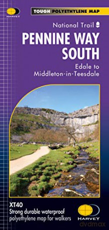 Pennine Way South XT40 (Trail Maps) - Harvey Map Services Ltd [KSIĄŻKA]