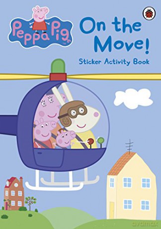 Peppa Pig: On the Move! Sticker Activity Book - Peppa Pig [KSIĄŻKA]