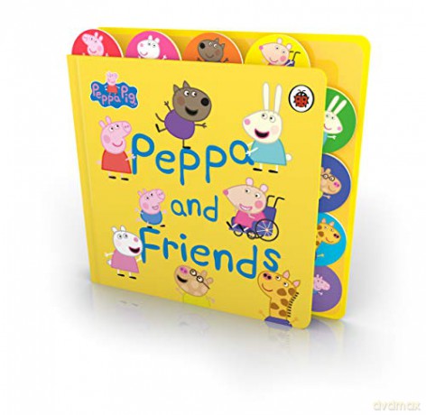Peppa Pig: Peppa and Friends: Tabbed Board Book - Peppa Pig [KSIĄŻKA]