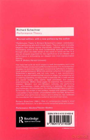 Performance Theory (Routledge Classics) - Richard Schechner [KSIĄŻKA]
