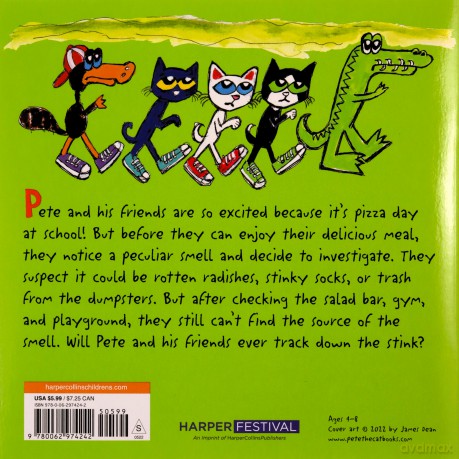 Pete the Cat and the Mysterious Smell - James Dean [KSIĄŻKA]