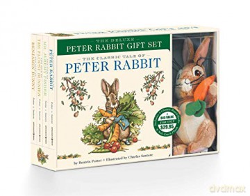 Peter Rabbit Deluxe Gift Set: The Classic Edition Board Book + Plush Stuffed Animal Toy Rabbit Gift Set: 1 - Charles Santore [KSIĄŻKA]
