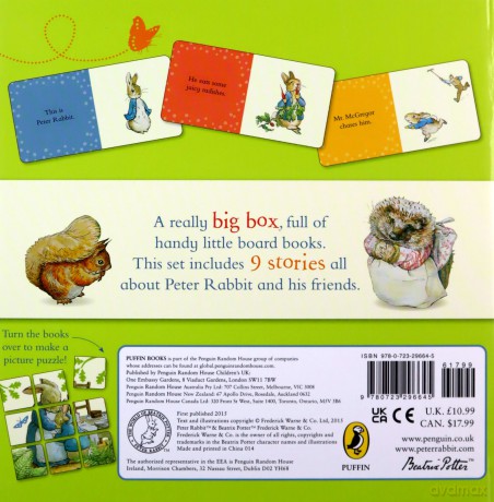Peter Rabbit: A Big Box of Little Books - Beatrix (1866-1943) [author artist] Potter [KSIĄŻKA]