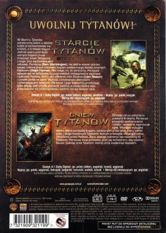 Gniew Tytanów / Starcie Tytanów [3DVD]