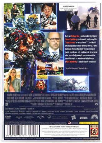 Transformers 4: Wiek zagłady [DVD]