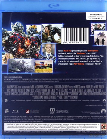 Transformers 4: Wiek zagłady [Blu-Ray]