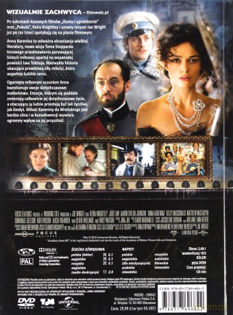 Anna Karenina (2012) (booklet) [DVD]