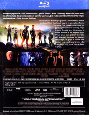Igrzyska śmierci: W pierścieniu ognia [Blu-Ray]