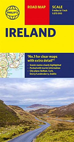 Philip's Ireland Road Map (Philip's Sheet Maps) - Philip's Maps [KSIĄŻKA]