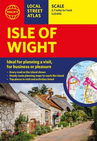 Philip's Isle of Wight Guide Book: Local Street Atlas (Philip's Red Books) - Philip's Maps [KSIĄŻKA]