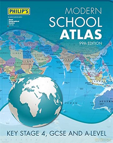 Philip's Modern School Atlas 99th Edition (Philip's World Atlas) - Philip's Maps [KSIĄŻKA]