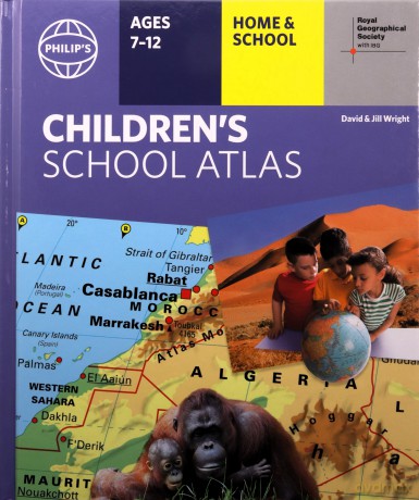 Philip's RGS Children's School Atlas (Philip's World Atlas) - David Wright [KSIĄŻKA]