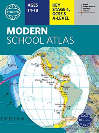 Philip's RGS Modern School Atlas: 100th edition (Philip's World Atlas) - Philip's Maps [KSIĄŻKA]