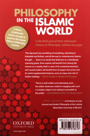 Philosophy in the Islamic World: A history of philosophy without any gaps, Volume 3 - Peter Adamson [KSIĄŻKA]