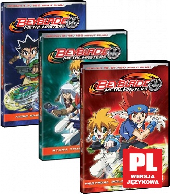Beyblade cz. 1+2+3 Pakiet [3DVD]