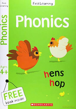 Phonics workbook for Ages 3-5 (Book 2): This preschool activity book includes a free mini-book and rewards certificate (Scholastic First Learning) - Wendy Jolliffe [KSIĄŻKA]