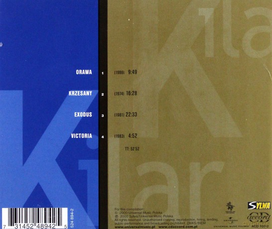 Wojciech  Kilar: Symphonic Works [CD]