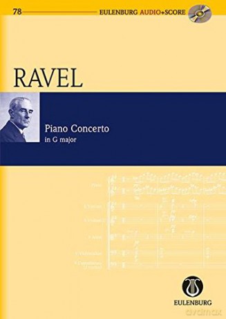 Piano Concerto in G Major - piano and orchestra - Eulenburg Audio+Score (EAS 178) - Maurice Ravel [KSIĄŻKA]