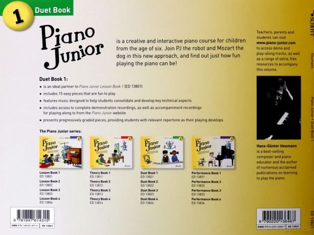 Piano Junior: Duet Book Vol. 1 - Hans-Gunter Heumann [KSIĄŻKA]