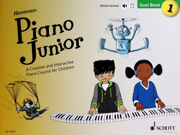 Piano Junior: Duet Book Vol. 1 - Hans-Gunter Heumann [KSIĄŻKA]