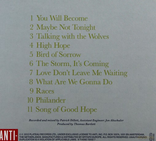Glen Hansard: Rhythm And Repose (digipack) [CD]