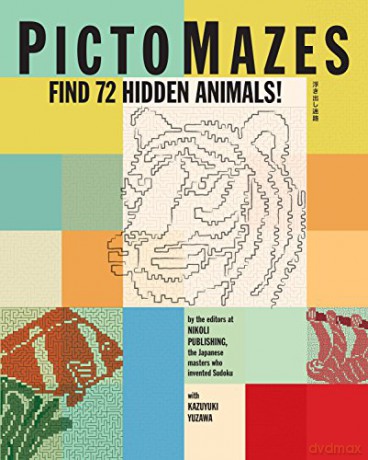 PictoMazes: Find 72 Hidden Animals! [KSIĄŻKA]