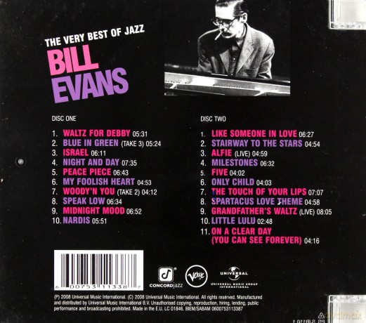 Bill Evans: Best Of Jazz (Polska Cena) [2CD]