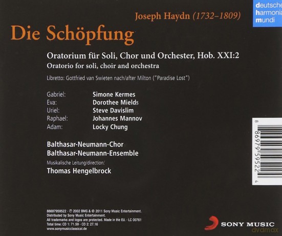 Thomas Hengelbrock: Haydn: Die Schopfung/The Creation [2CD]