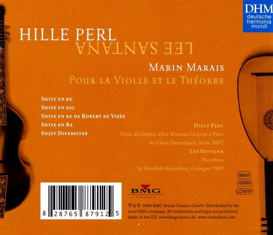 Hille Perl: Marais: Pour La Violle Et Le Théorbe [CD]