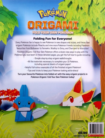 Pokemon Origami: Fold Your Own Pokemon - Scholastic [KSIĄŻKA]