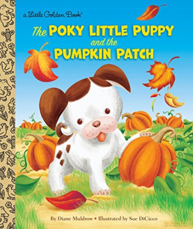 Poky Little Puppy and the Pumpkin Patch (Little Golden Book) - Diane Muldrow [KSIĄŻKA]