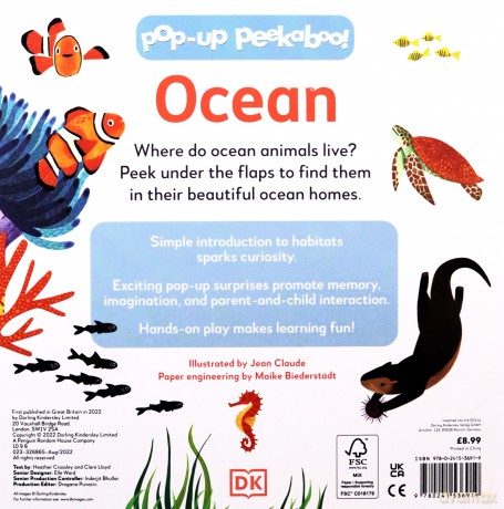 Pop-Up Peekaboo! Ocean [KSIĄŻKA]