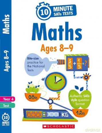 Quick test maths activities for children ages 8-9 (Year 4). Perfect for Home Learning. (10 Minute SATs Tests) - Paul Hollin [KSIĄŻKA]