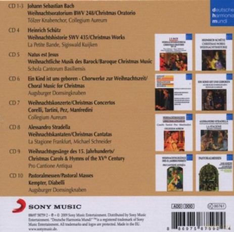 Dhm Original Christmas Classics Collection [10CD]