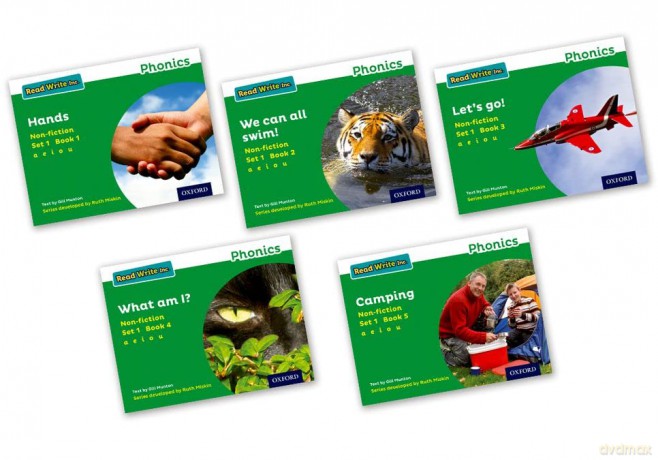 Read Write Inc. Phonics: Green Set 1 Non-fiction Mixed Pack of 5 - Gill Munton [KSIĄŻKA]