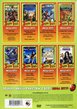 MegaHIT Kids Kolekcja 7: Kopciuszek. W rytmie miłości / Nancy Drew i tajemnice Hollywood / Stowarzyszenie wędrujących dżinsów 2 [3DVD]