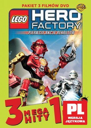 LEGO MegaHIT Kids Kolekcja 6: Hero Factory: Pierwsze akcje rekrutów / Batman: Odważni i bezwzględni część 2 / Speed Racer [3DVD]