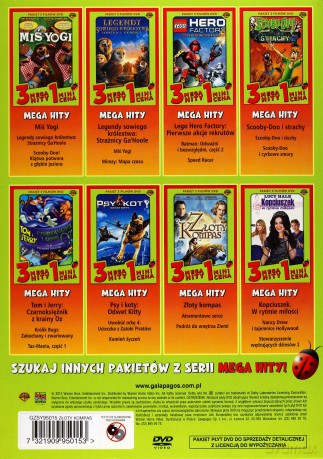 MegaHIT Kids Kolekcja 5: Złoty kompas / Atramentowe serce / Podróż do wnętrza Ziemi [4DVD]
