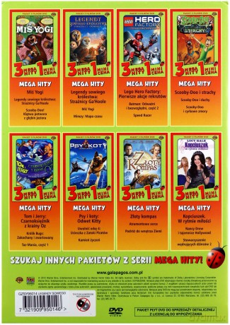 MegaHIT Kids Kolekcja 4: Legendy sowiego królestwa: Strażnicy Ga'Hoole / Miś Yogi / Mimzy: mapa czasu [BOX] [3DVD]