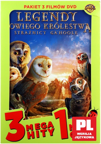 MegaHIT Kids Kolekcja 4: Legendy sowiego królestwa: Strażnicy Ga'Hoole / Miś Yogi / Mimzy: mapa czasu [BOX] [3DVD]