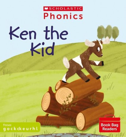Scholastic Phonics for Little Wandle: Ken the Kid (Set 2). Decodable phonic reader for Ages 4-6. Letters and Sounds Revised - Phase 2 (Phonics Book Bag Readers) - Charlotte Raby [KSIĄŻKA]