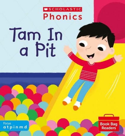 Scholastic Phonics for Little Wandle: Tam In a Pit (Set 1). Decodable phonic reader for Ages 4-6. Letters and Sounds Revised - Phase 2 (Phonics Book Bag Readers) - Catherine Baker [KSIĄŻKA]