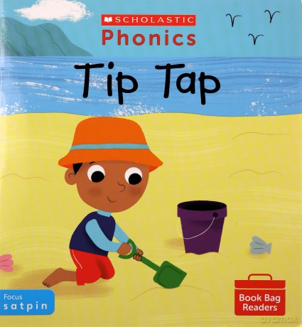 Scholastic Phonics for Little Wandle: Tip Tap (Set 1). Decodable phonic reader for Ages 4-6. Letters and Sounds Revised - Phase 2 (Phonics Book Bag Readers) - Catherine Baker [KSIĄŻKA]