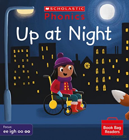 Scholastic Phonics for Little Wandle: Up at Night (Set 5). Decodable phonic reader for Ages 4-6. Letters and Sounds Revised - Phase 3 (Phonics Book Bag Readers) - Charlotte Raby [KSIĄŻKA]