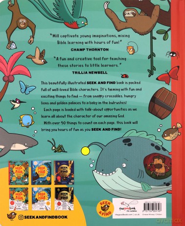 Seek and Find: Old Testament Bible Stories: With over 450 things to find and count! - Sarah Parker [KSIĄŻKA]