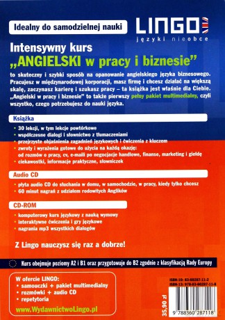 Angielski W Pracy I Biznesie + Pakiet Multimedialny [KSIĄŻKA]+[CD]