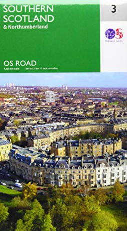 Southern Scotland Road Map | Northumberland | Ordnance Survey | OS Road Map 3 | Drive Scotland | Scenic Routes | Beaches | Maps | Adventure - Ordnance Survey [KSIĄŻKA]