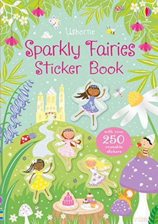 Sparkly Fairies Sticker Book (Sparkly Sticker Books) - Kirsteen Robson [KSIĄŻKA]