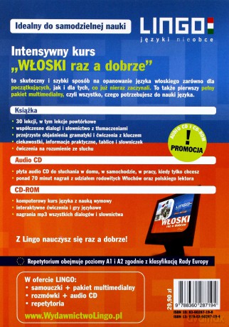 Włoski Raz A Dobrze. Intensywny kurs w 30 lekcjach dla początkujących  + Pakiet Multimedialny [KSIĄŻKA]+[CD]