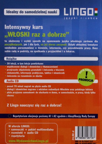 Włoski Raz A Dobrze. Intensywny kurs w 30 lekcjach dla początkujących [KSIĄŻKA]+[CD]